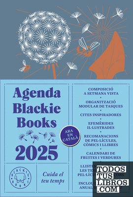 AGENDA BLACKIE BOOKS 2025 EN CATALÀ