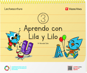 APRENDO CON LILA Y LILO CUADERNO 3